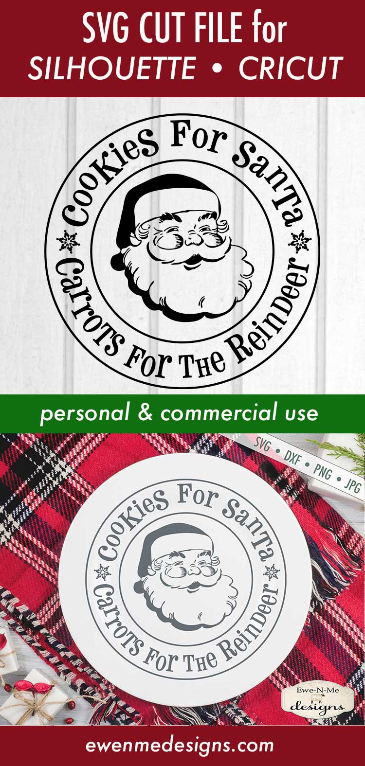 Cookies For Santa - Carrots for the Reindeer - Christmas - SVG
