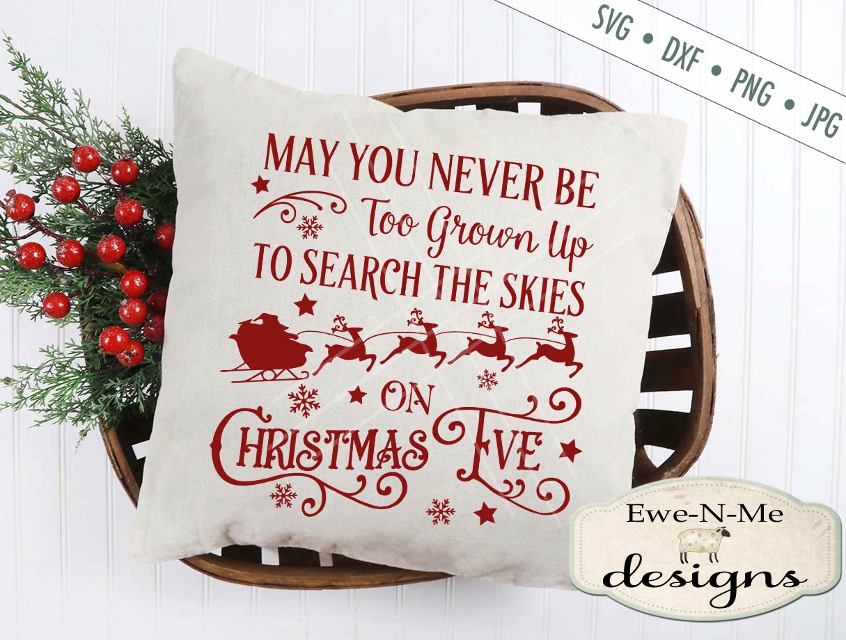 Search the Skies on Christmas Eve - SVG