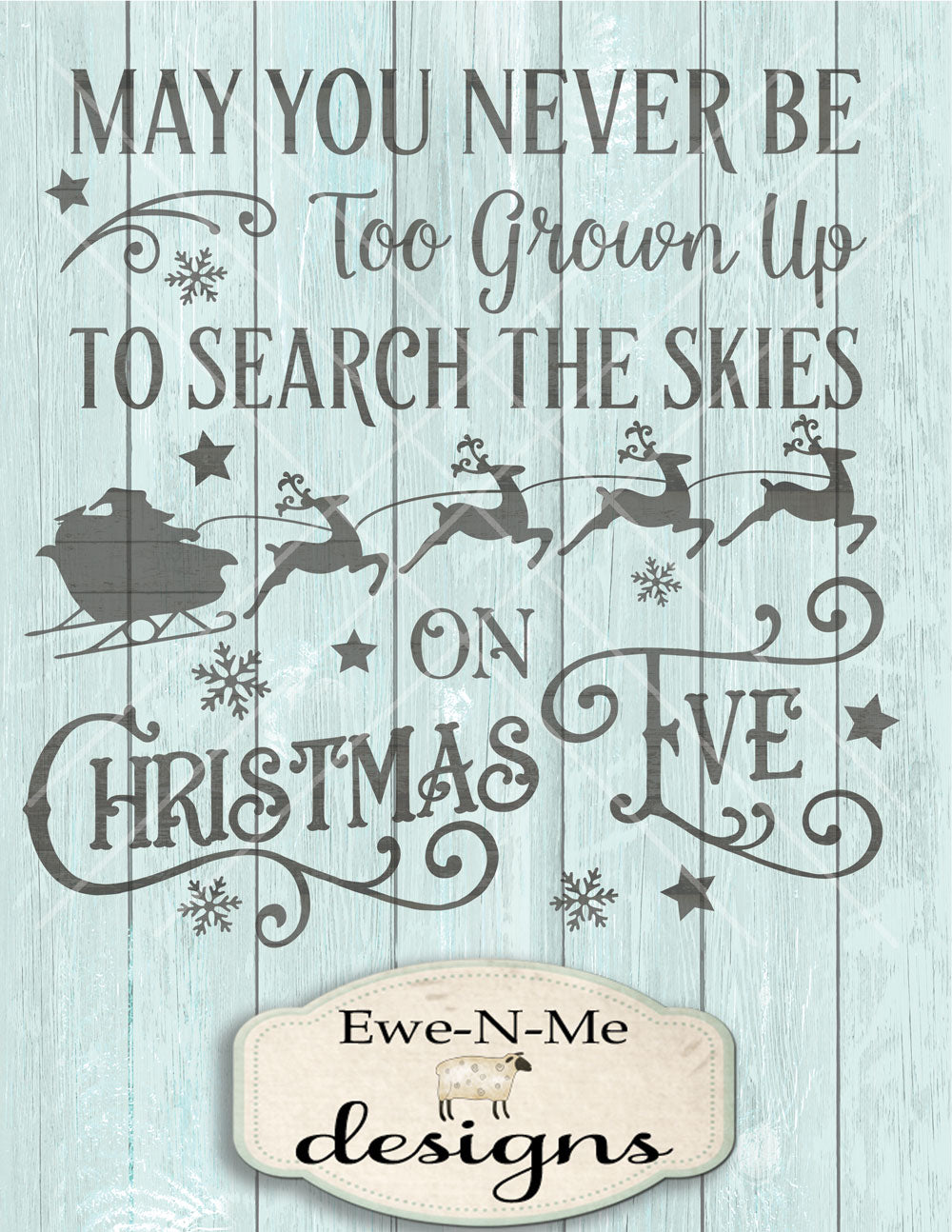 Search the Skies on Christmas Eve - SVG