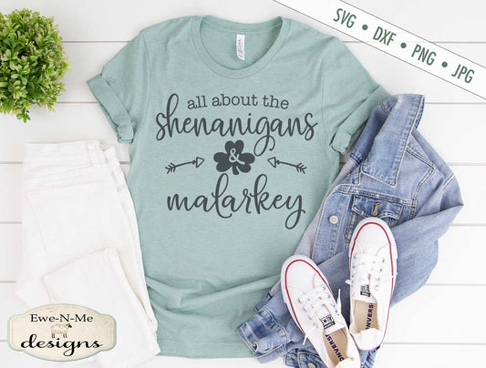 Shenanigans and Malarkey - St Patrick's Day - SVG