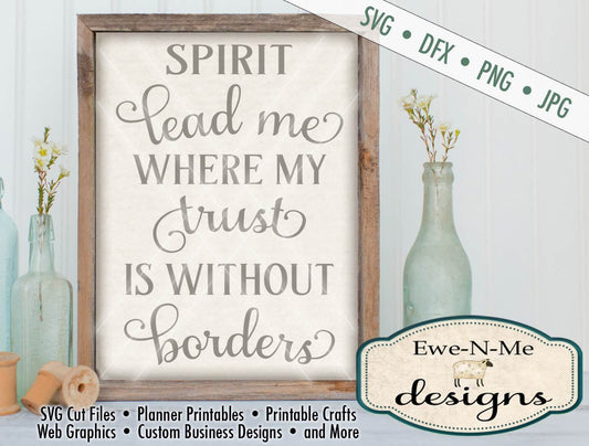 Spirit Lead Me - SVG