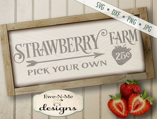 Strawberry Farm - SVG