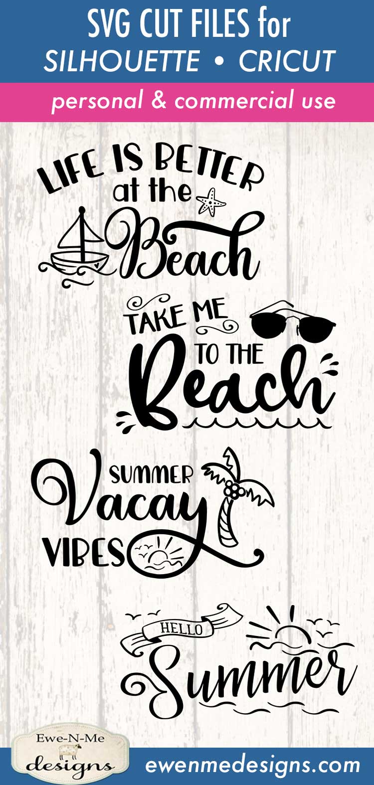Summer Vacation - Beach Bundle - SVG