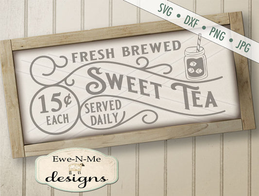 Sweet Tea (horizontal) - SVG