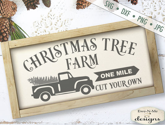 Christmas Tree Farm Horizontal - SVG