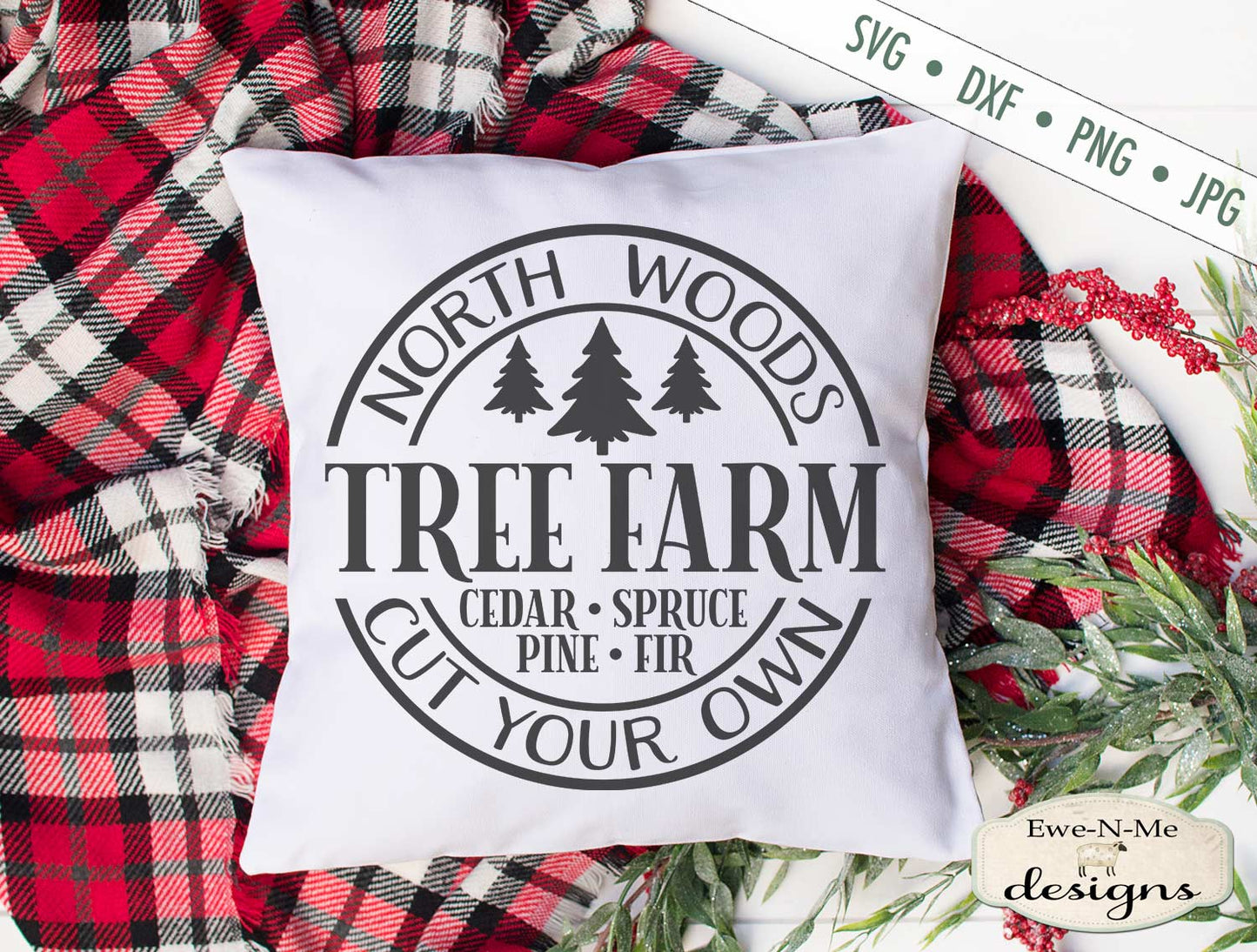 North Woods Tree Farm - Christmas - SVG