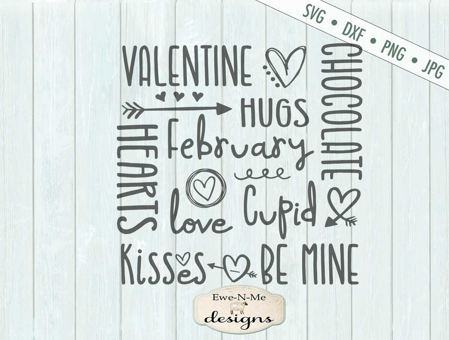 Valentine Hugs Subway - Love - Heart - SVG