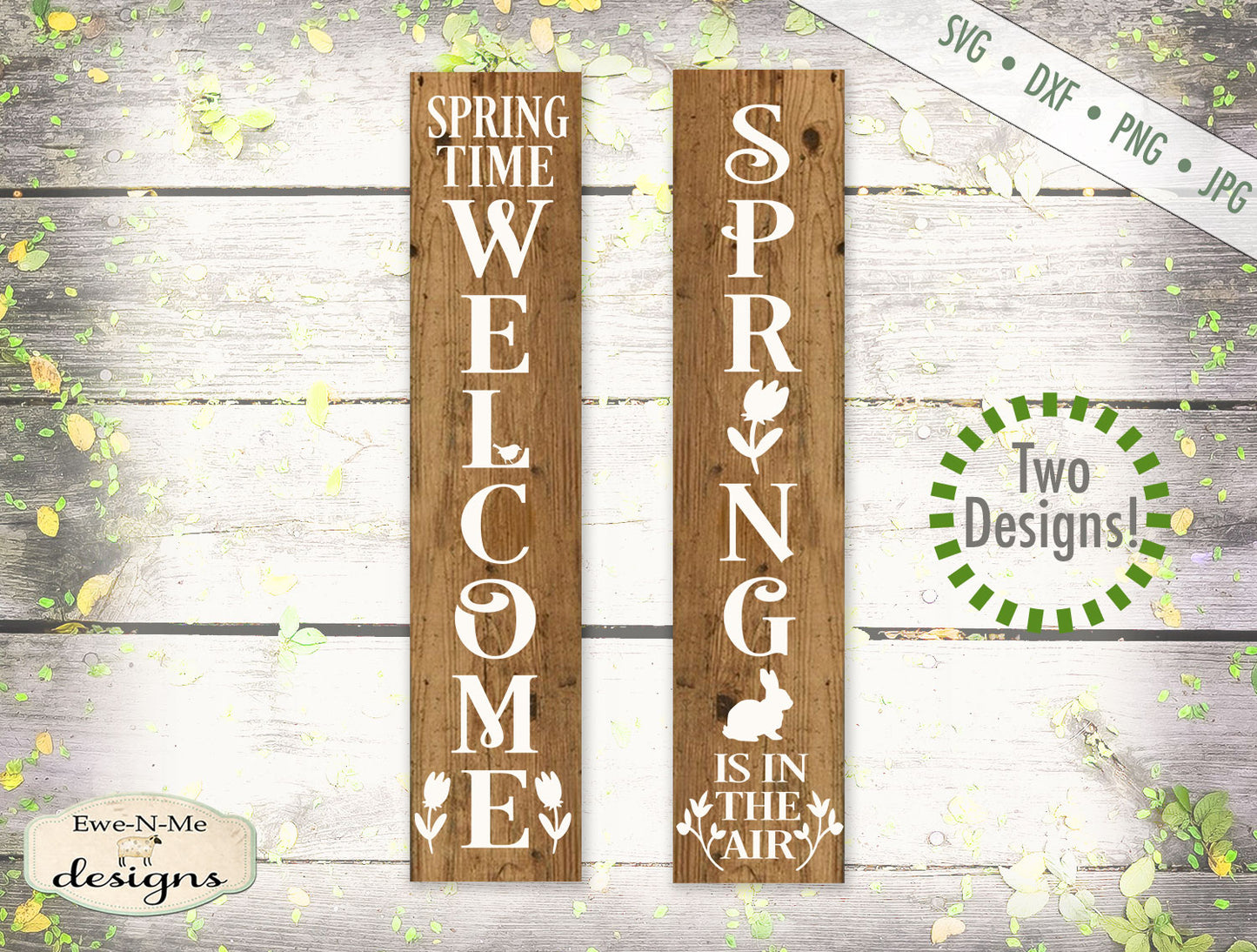 Spring Welcome and Spring In The Air Vertical - SVG