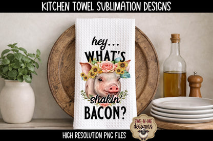 Funny Farm Animals - Bundle of 5 - Kitchen Towel Sublimation Designs (Copy)