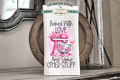 Valentine Kitchen Mixers - Kitchen Towel Sublimation Designs