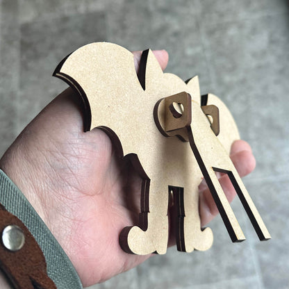 Layered Bat Shelf Sitter | Laser Cut SVG File