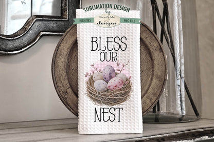 Pastel Easter Eggs - Kitchen Towel Sublimation Designs