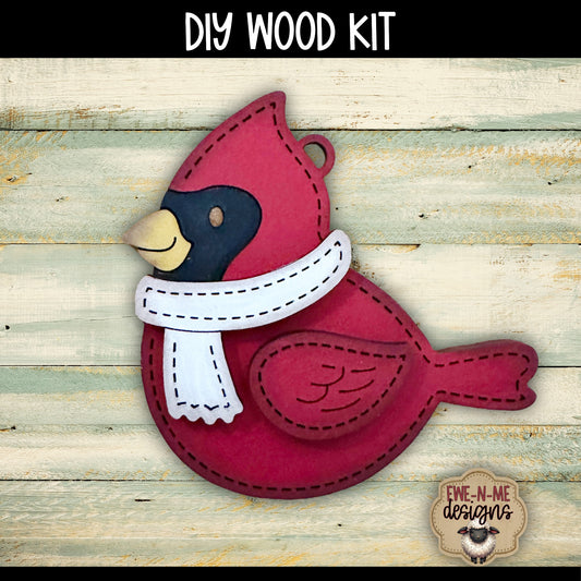 Cardinal Ornament | DIY WOOD KIT