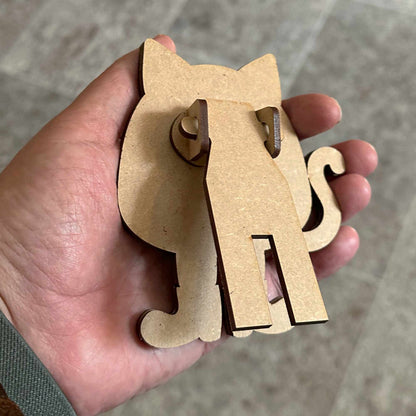 Layered Cat Shelf Sitter | Laser Cut SVG File