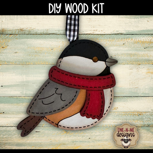 Chickadee Ornament | DIY WOOD KIT