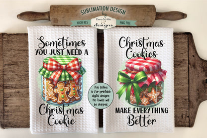 Holiday Baking - Bundle of 16 - Kitchen Towel Sublimation Designs