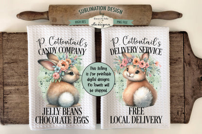 Easter Towel Designs - Bundle of 16 - Kitchen Towel Sublimation Designs