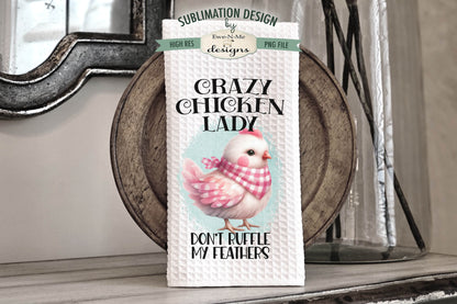 Funny Chicken Towels - Kitchen Towel Sublimation Designs