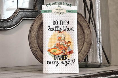 Snarky Vintage Aprons- Kitchen Towel Sublimation Designs