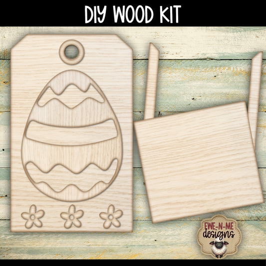 Easter Egg Tag and Gift Card Holder | DIY WOOD KIT