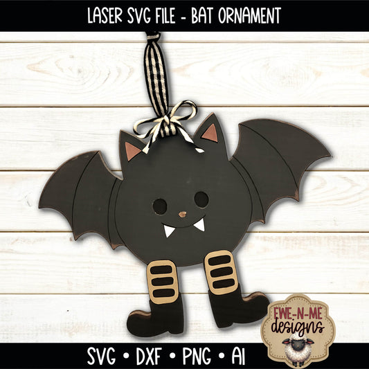 Layered Bat Ornament | Laser Cut SVG File