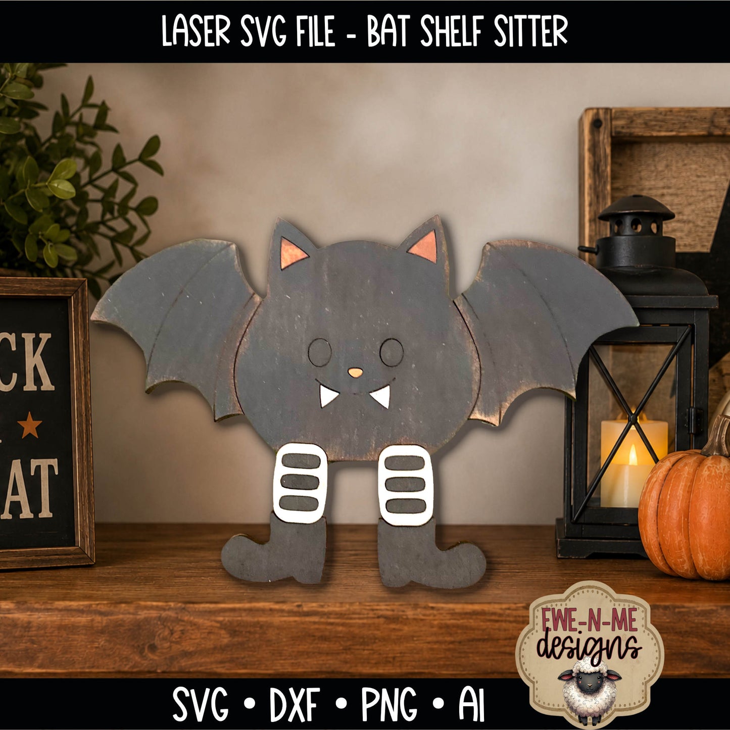 Halloween Shelf Sitter Bundle | Layered Laser Cut SVG Files