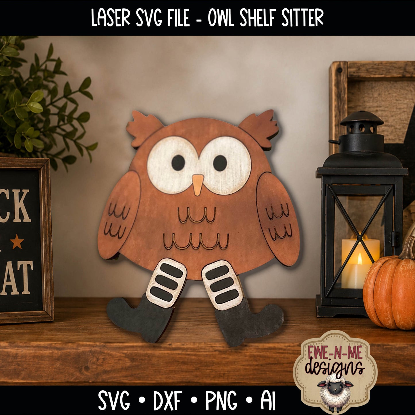 Halloween Shelf Sitter Bundle | Layered Laser Cut SVG Files