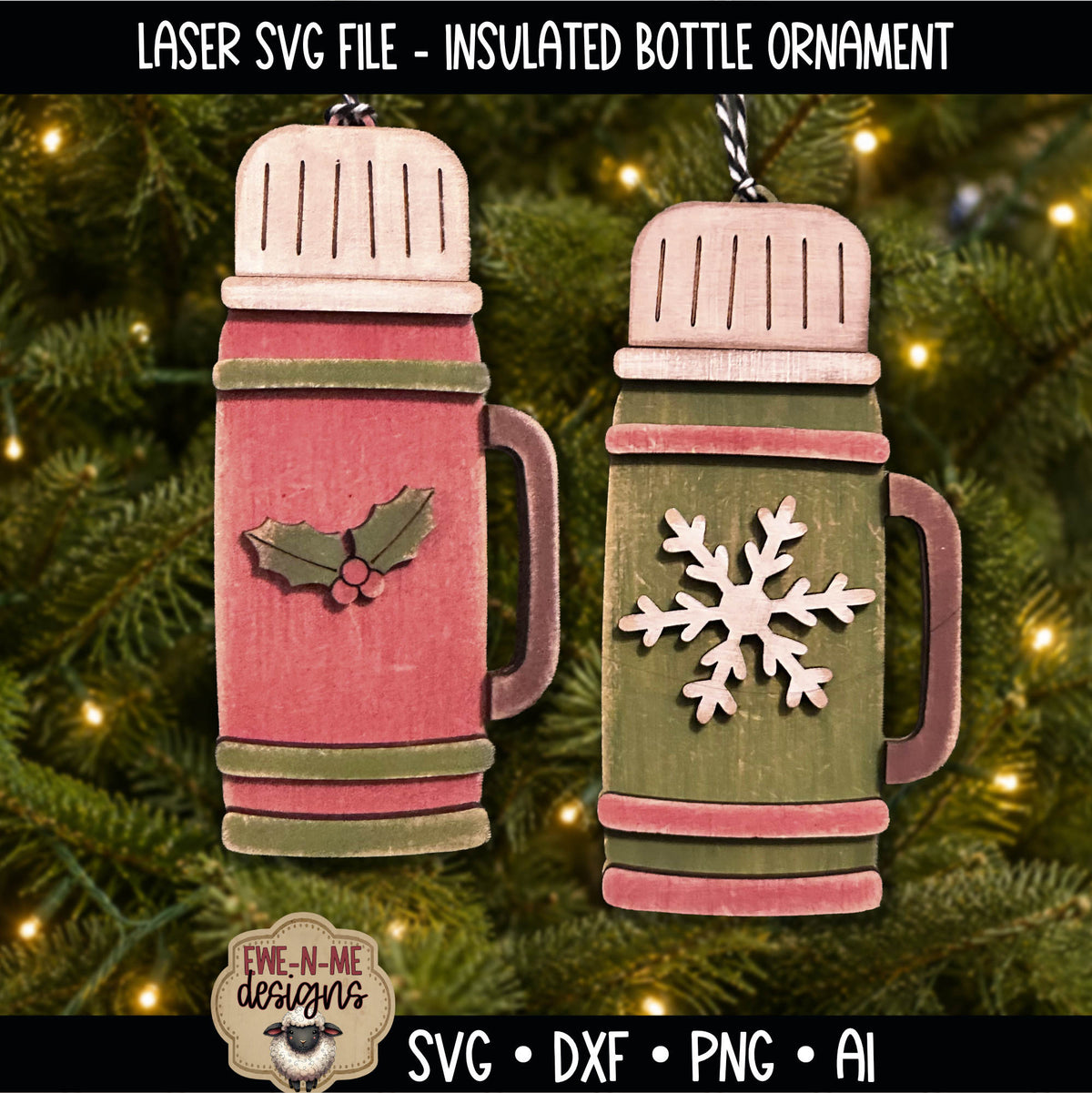 Vintage Ornament Bundle | Laser Cut SVG Files