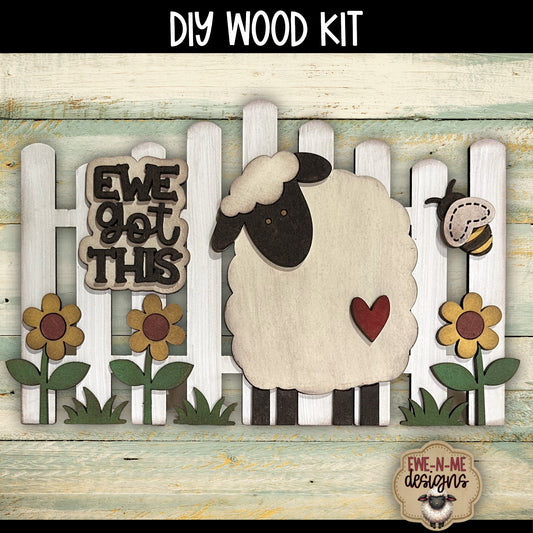 Ewe Got This Sheep Fence | DIY WOOD KIT