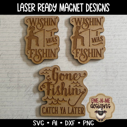 Fishing Magnet Set - Laser Cut SVG