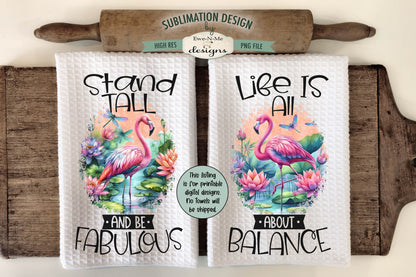 Summer Themed Towel Designs - Bundle of 16 - Kitchen Towel Sublimation Designs