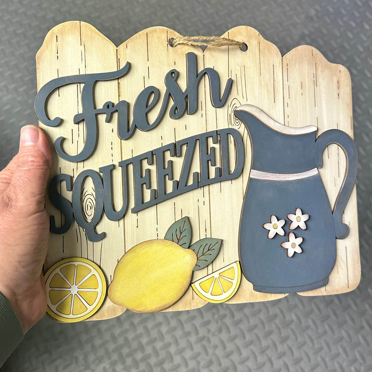 Fresh Squeezed Lemonade Sign | Laser Cut SVG File
