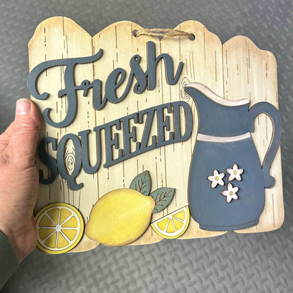 Fresh Squeezed Lemonade Sign | Laser Cut SVG File