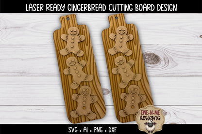 Gingerbread Cookie Board | Laser Cut SVG File