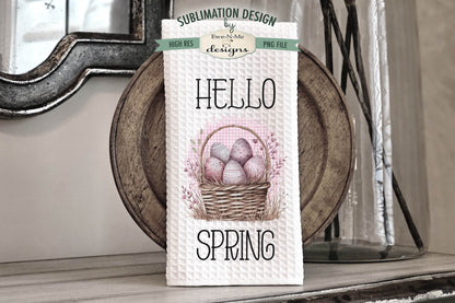 Pastel Easter Eggs - Kitchen Towel Sublimation Designs