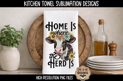 Funny Farm Animals - Bundle of 5 - Kitchen Towel Sublimation Designs (Copy)