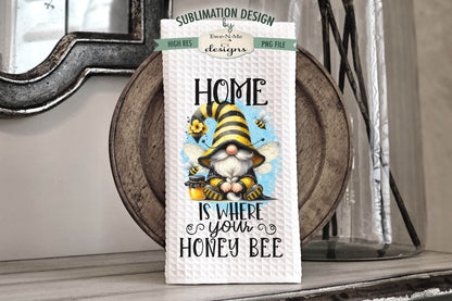 Honey Bee Gnomes - Kitchen Towel Sublimation Designs