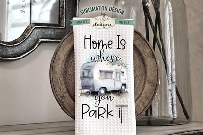 Funny Camper Towels - Bundleof 5 - Kitchen Towel Sublimation Designs