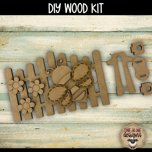 Honey Bee Daisy Fence | DIY WOOD KIT