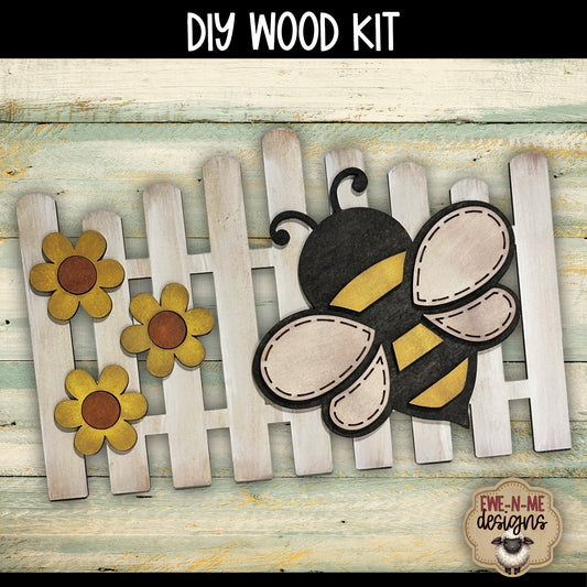 Honey Bee Daisy Fence | DIY WOOD KIT