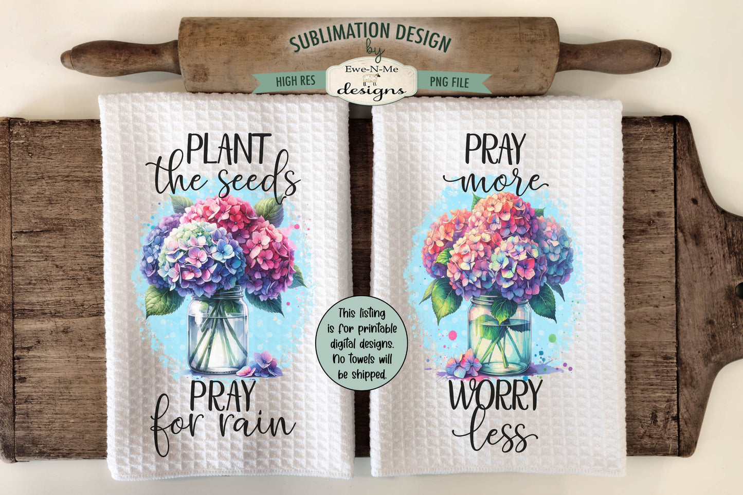 Mothers Day Designs - Bundle of 16 - Kitchen Towel Sublimation Designs