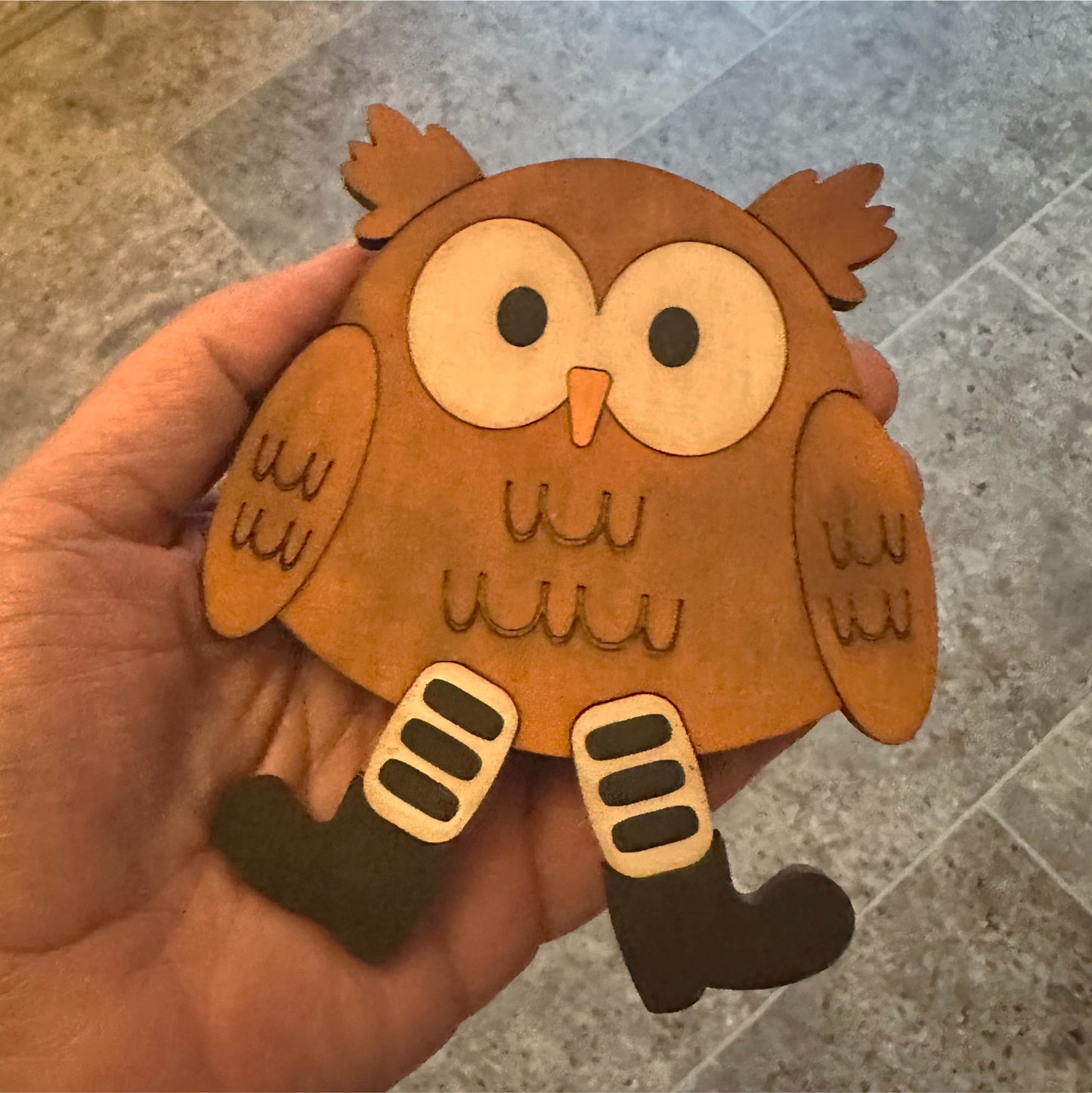 Layered Owl Shelf Sitter | Laser Cut SVG File