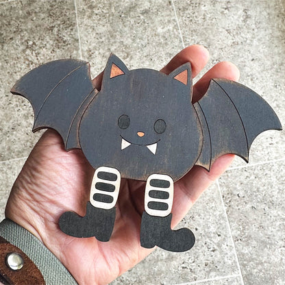 Layered Bat Shelf Sitter | Laser Cut SVG File