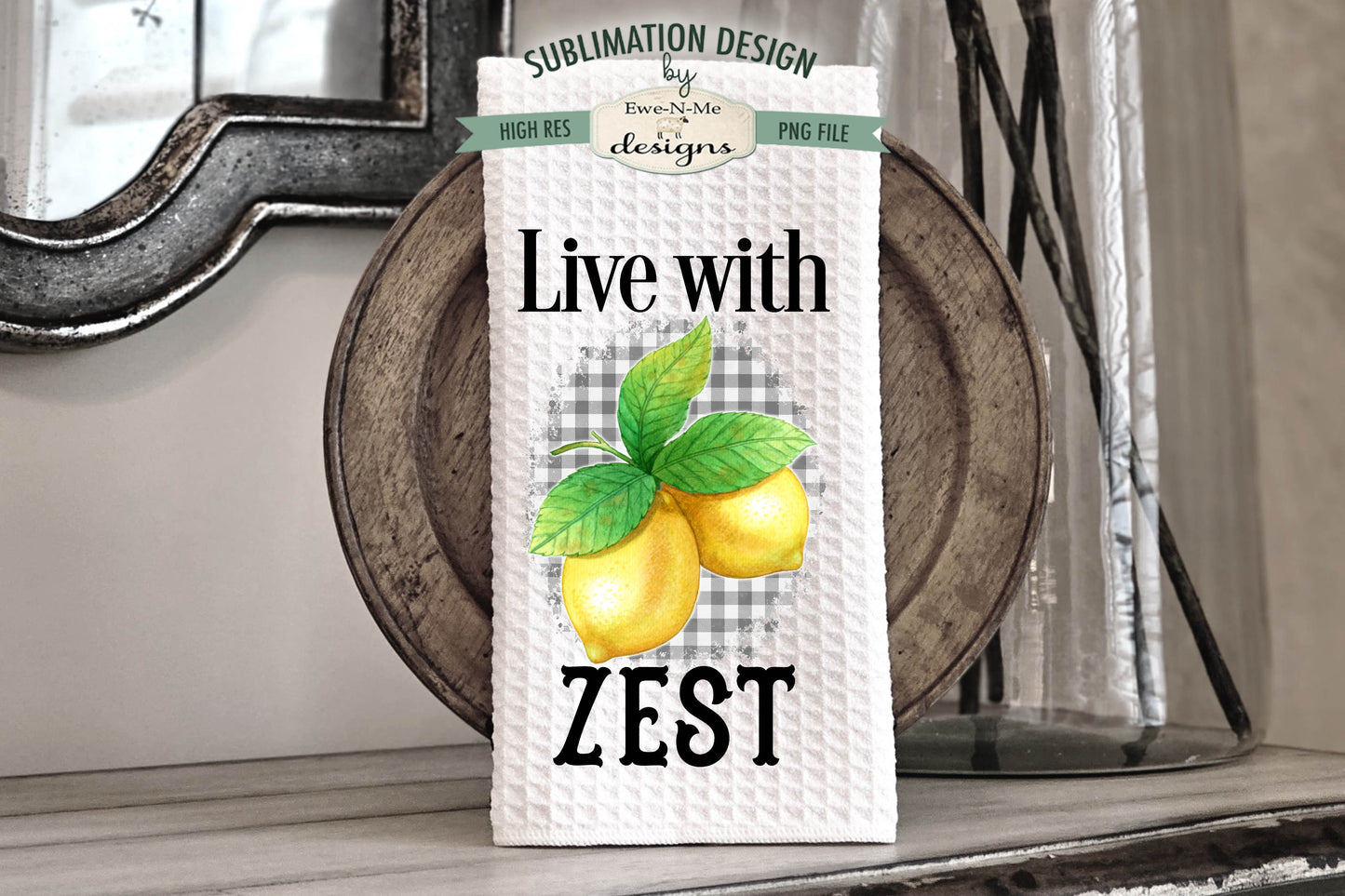Assorted Fruits - Bundle of 10 - Kitchen Towel Sublimation Designs