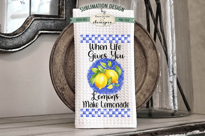 Funny Lemon Towel Designs - Kitchen Towel Sublimation Designs