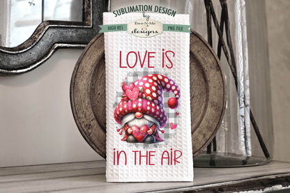 Valentine Gnome - Bundle of 5 - Kitchen Towel Sublimation Designs