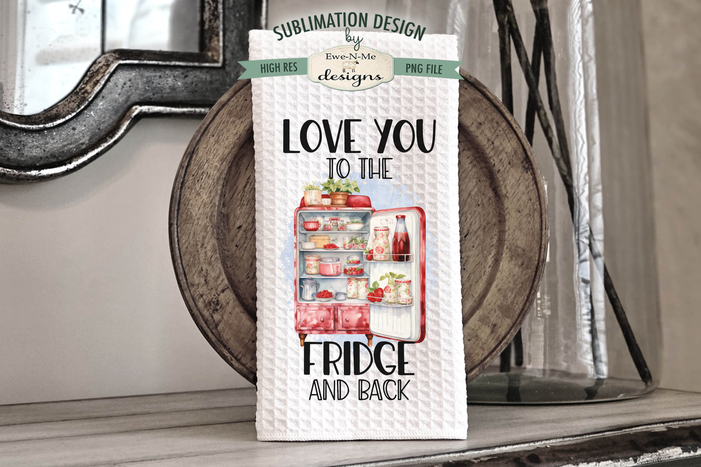 Old Fashioned Kitchen - Kitchen Towel Sublimation Designs