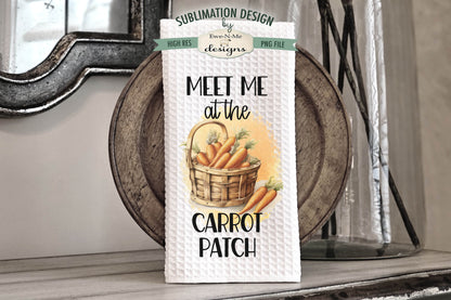 Carrot Patch - Kitchen Towel Sublimation Designs