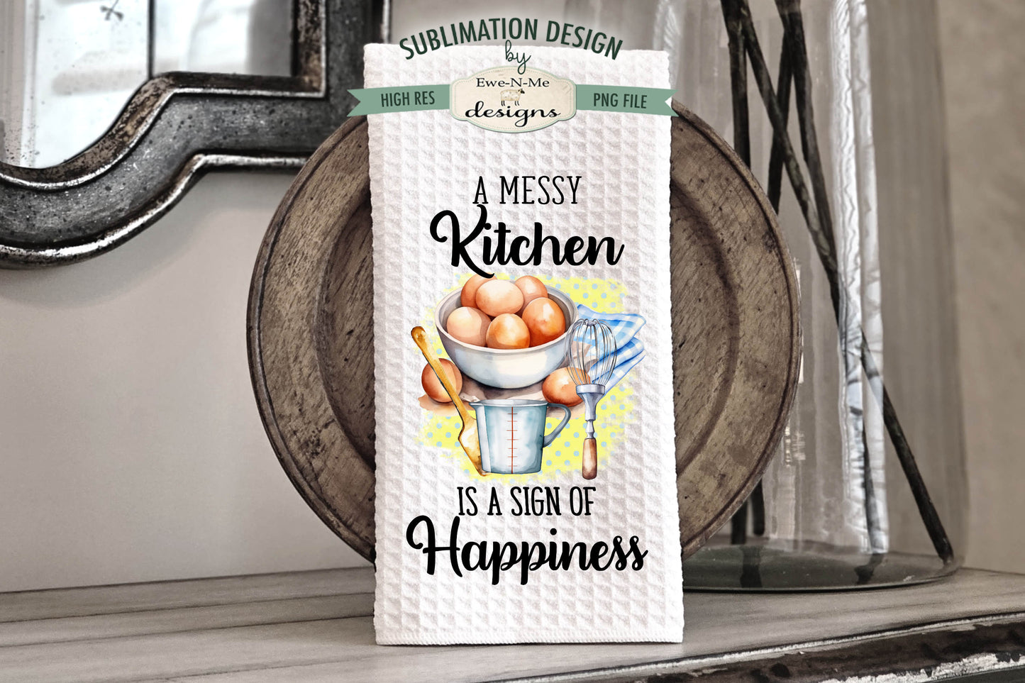 Funny Baking Themed - Kitchen Towel Sublimation Designs