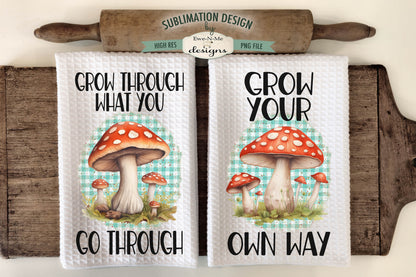 Spotted Mushrooms - Kitchen Towel Sublimation Designs